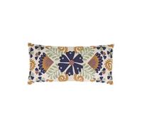Créateur d'intérieur - Coussin Déco Brodé "Hary" 35x75cm Multicolore