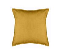 Atmosphera – Coussin déhoussable Lilou – 55x55 cm – Jaune moutarde
