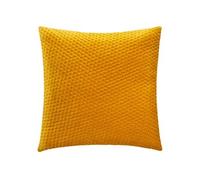 Créateur d'intérieur - Coussin Déco en Velours "Dolce" 40x40cm Ocre
