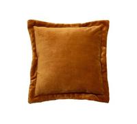 Créateur d'intérieur - Coussin Déco Flanelle "Cuddly" 53x53cm Jaune Cumin