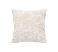 Coussin flanelle Ryo beige lin 40x40cm - Atmosphera Créateur d'intérieur