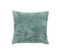 Créateur d'intérieur - Coussin Déco Flanelle "Ryo" 40x40cm Bleu Givre