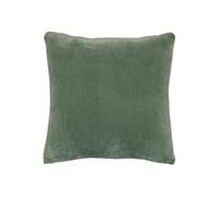 Créateur d'intérieur - Coussin en Flanelle Uni "Ollis" 38x38cm Vert Céladon