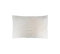 Créateur d'intérieur - Coussin Imitation Fourrure "Arka" 50x80cm Ivoire