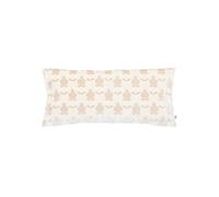 Créateur d'intérieur - Coussin Jacquard en Velours "Luna" 35x75cm Beige Lin