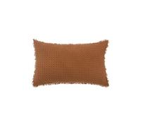 Atmosphera - Coussin nid d Abeille Widdy 30x50cm Rose Terracotta