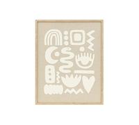 Créateur d'intérieur - Décoration Murale en Relief "Petra" 50cm Beige