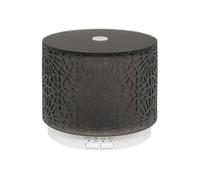 Atmosphera - Diffuseur d'huile essentielle Elsy à motifs 100 ml Noir