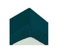 Atmosphera - Drap-Housse - Percale - Bleu - 180x200 cm