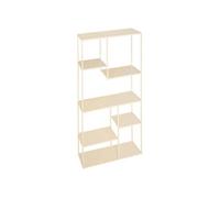 Créateur d'intérieur - Etagère Bibliothèque 6 Niveaux "Gota" 180cm Beige