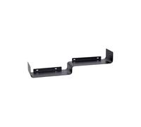 Étagère Murale 2 Niveaux en Métal Emilio 50cm Noir