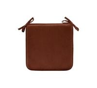 Créateur d'intérieur - Galette de Chaise Uni "Lilou" 38x38cm Marron Tonka