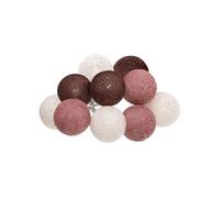 Atmosphera – Guirlande LED à piles Dune 10 boules 165 cm Multicolore D6
