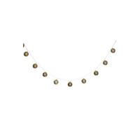 Créateur d'intérieur - Guirlande Lumineuse Led "10 Boules" 165cm Or