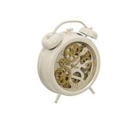 Créateur d'intérieur - Horloge à Poser en Métal "Janis" 33cm Sable