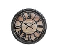 Créateur d'intérieur - Horloge Murale Design "Relief" 50cm Naturel