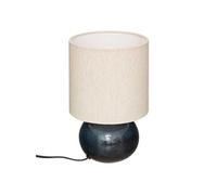 Atmosphera - Lampadaire arc Gaia en coton H26,5cm bleu