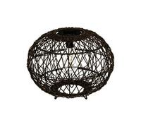 Atmosphera – Lampe solaire boule à poser 31 cm – métal – naturel