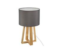 Créateur d'intérieur - Lampe à Poser en Bois "Scandinave" 35cm Gris