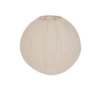Lanterne boule Jordy D.57cm en lin beige