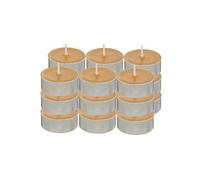 Lot de 18 Bougies Chauffe-Plat Hugo 3,7cm Moutarde