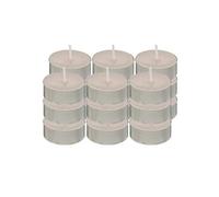 Lot de 18 Bougies Chauffe-Plat Hugo 3,7cm Taupe