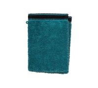 Créateur d'intérieur - Lot de 2 Gants de Toilette Joia 15x21cm Bleu Canard