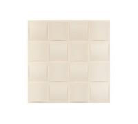 Créateur d'intérieur - Lot de 2 Stickers Carrés "Oren" 30x30cm Blanc