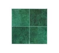 Créateur d'intérieur - Lot de 2 Stickers Décoratifs "Caro" 25x25cm Vert