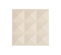 Lot de 2 Stickers Diamants Oren 30x30cm Beige