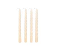 Créateur d'intérieur - Lot de 4 Bougies Bâton "Hugo" 180g Ivoire