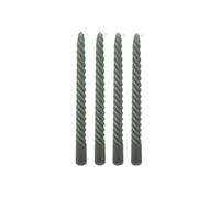 Créateur d'intérieur - Lot de 4 Bougies Bâton "Hugo" 180g Vert Kaki