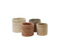 Créateur d'intérieur - Lot de 4 Paniers en Jute "Tito" 40cm Multicolore