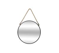 Miroir ""Corde"" noir D55cm - Atmosphera Créateur d'intérieur