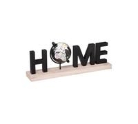 Créateur d'intérieur - Mot Déco à Poser "Home Globe" 36cm Noir
