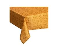 Créateur d'intérieur - Nappe Antitache à Motifs "Tropikal" 140x240cm Ocre