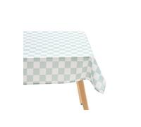 Créateur d'intérieur - Nappe Antitache Imprimé "Della Pasta" 150x300cm Vert Céladon