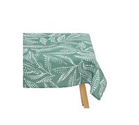 Créateur d'intérieur - Nappe Antitache Imprimée "Tropical" 140x240cm Vert Olive