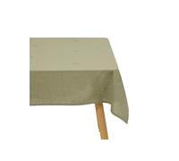 Nappe Brodé en Coton Joy 150x250cm Kaki