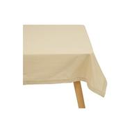 Créateur d'intérieur - Nappe Rectangulaire "Chambray" 140x240cm Beige