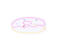 Créateur d'intérieur - Néon LED Mural "Donut" 37cm Multicolore