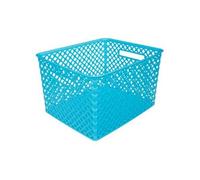 Panier de rangement rectangulaire - Bleu