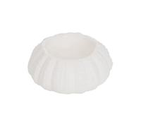 Atmosphera - Photophore ocea en grès 8,4x3,5x8,4 cm Blanc