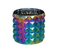 Photophore en Verre Paon - Multicolore