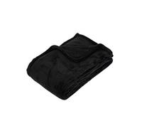 Créateur d'intérieur - Plaid Polaire Microfibre 125x150cm Noir