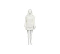 Plaid Sweat Imitation Fourrure Teddy 70x106cm Blanc