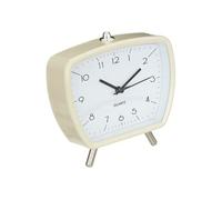 Créateur d'intérieur - Réveil Rétro Design "Cathy" 14cm Ivoire