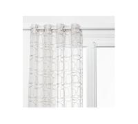Atmosphera – Rideau voilage brodé Hania 140x240 cm Beige