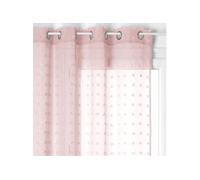 Atmosphera - Voilage Lily 140x240 cm Rose clair