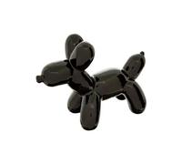 Créateur d'intérieur - Statuette Déco Chien en Céramique "Théo" 19cm Noir